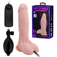 Titreşimli Büyüyebilen Realistik Penis Anal Vajinal Vibratör