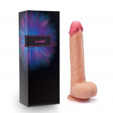 Ultra Soft Dokuda Çift Katmanlı 23 Cm Ten Renginde Gerçekçi Realistik Penis